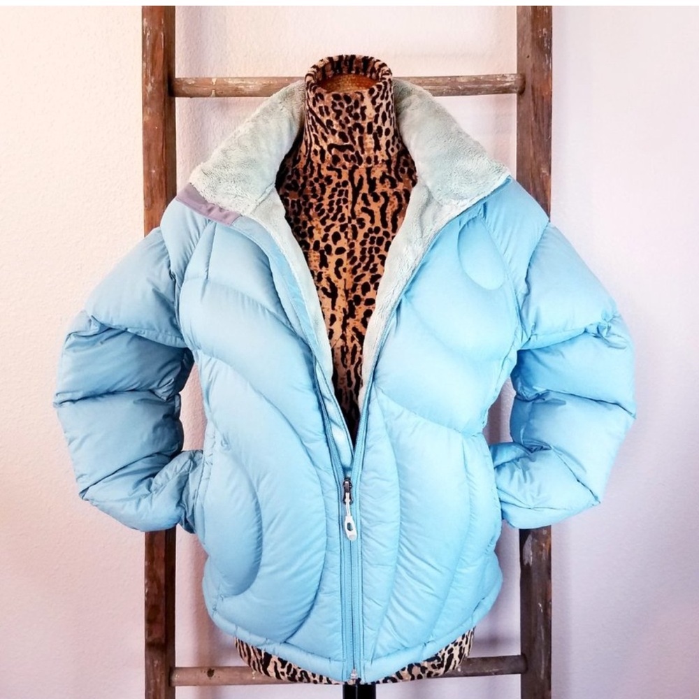 Mountain Hardware Down Puffer Winter Jacket- Sz L - image 2